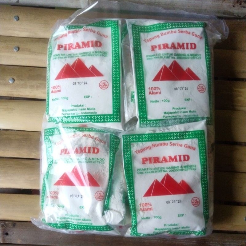 

tepung mendoan Piramid isi 10pak