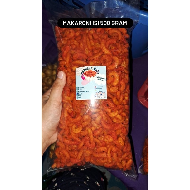 

Makaroni.yas makaroni isi (500 gram) dan (250 gram)