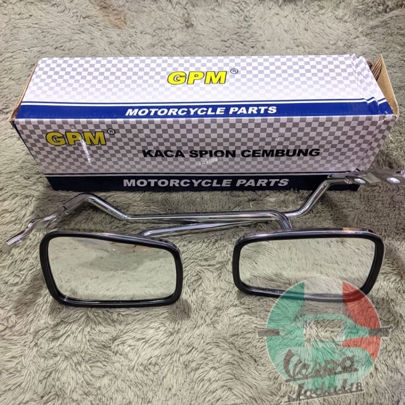 Spion GPM Kotak Langsungan Vespa PX PS PXE Super Sprint Bagol Exclusive