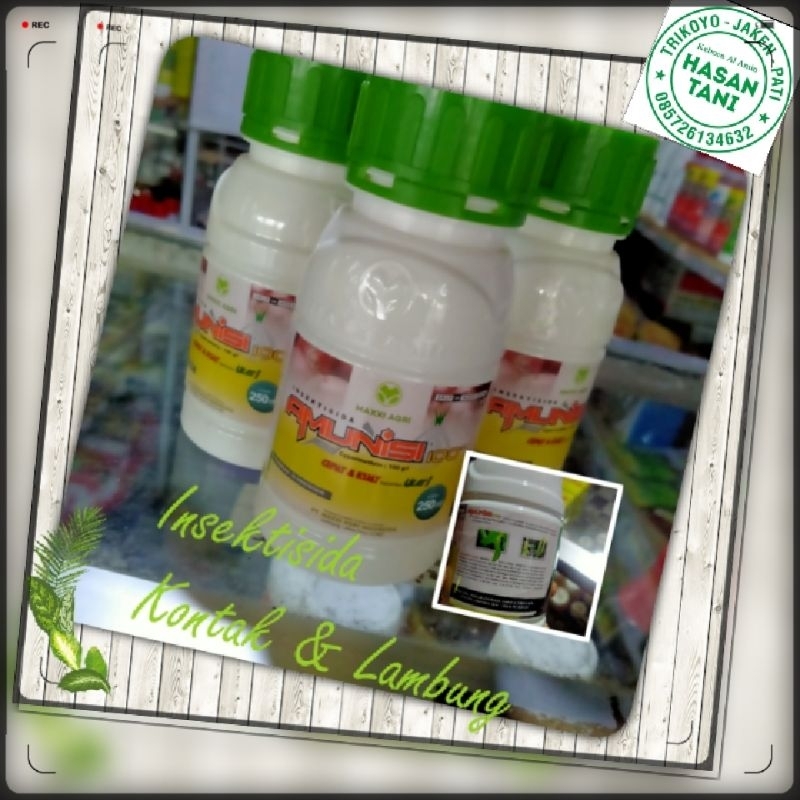 Insektisida AMUNISI 100 EC 250 Ml (Belalang, Walang sangit & Ulat)