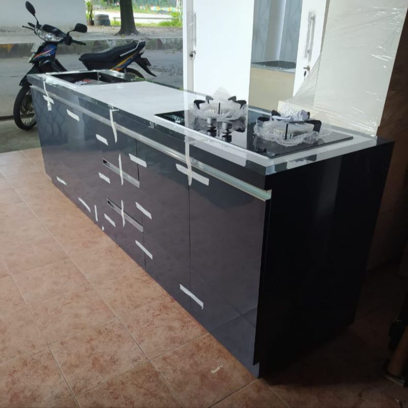 Kitchen set dapur / rak dapur 6 pintu 240cm