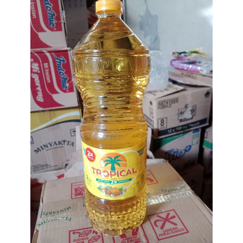

minyak goreng tropical 2l kemasan botol
