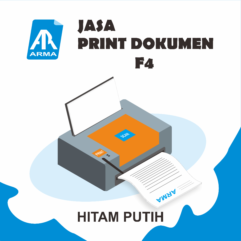 

Jasa Print cetak dokumen/buku F4 murah hitam putih/warna 70 gsm