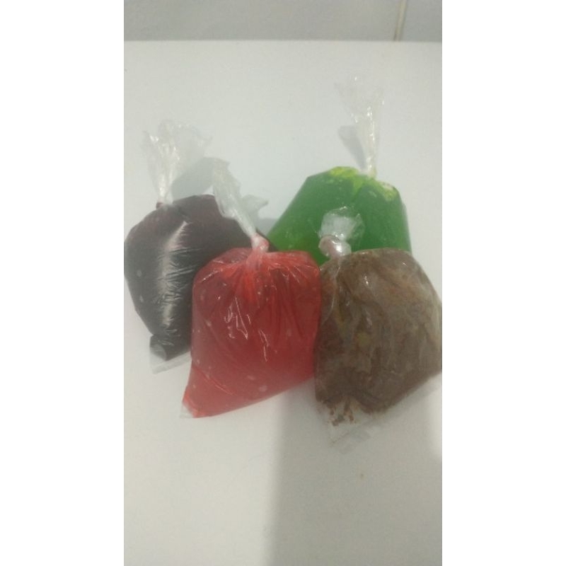 

selai strobery melon blubery coklat