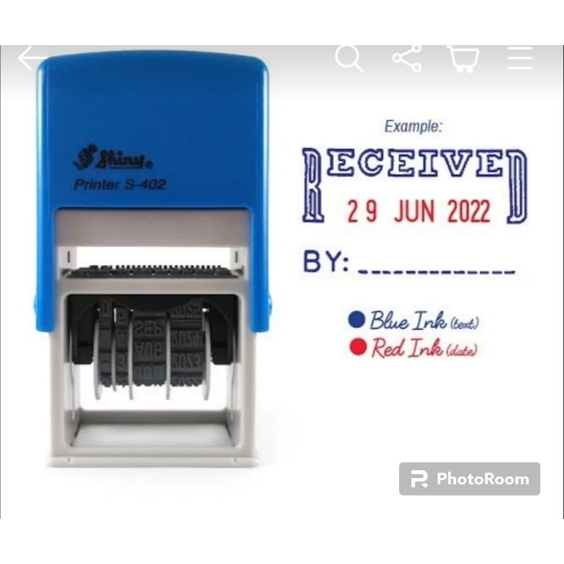 

Stempel Received Tanggal Shiny S-402 Stempel Received Tanggal Otomatis Stempel Shiny Received