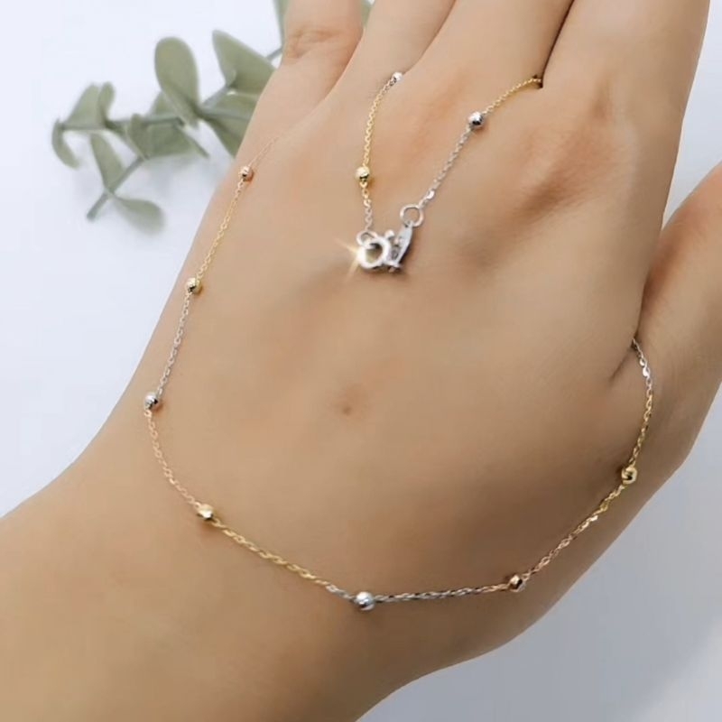 Kalung jedar 3 warna gold 8k UBS