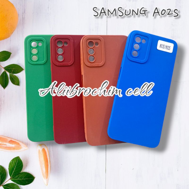 SOFTCASE SAMSUNG A02S SILIKON CASE MACARON PRO CAMERA FULL COLOR 3D ORIGINAL TPU