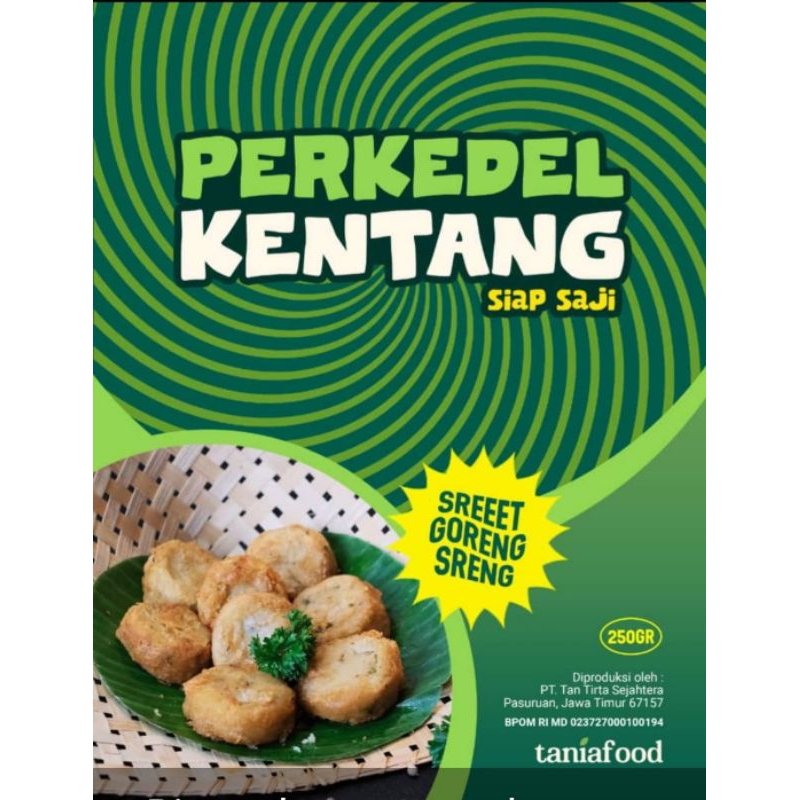 

Tania Food perkedel kentang