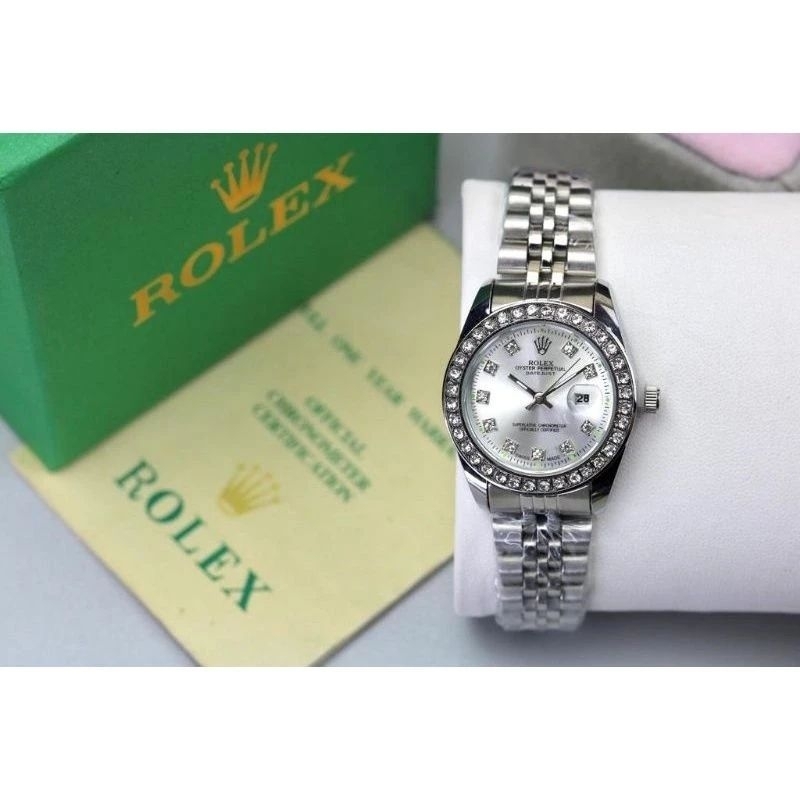 Jam Tangan Rolex Wanita Premium Tanggal Box Set