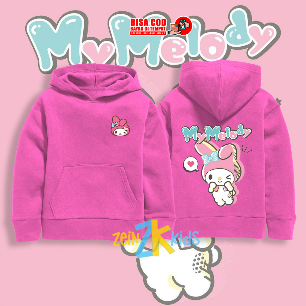 Hoodie Anak My Melody Sanrio / Sweater Anak My Melody Sanrio