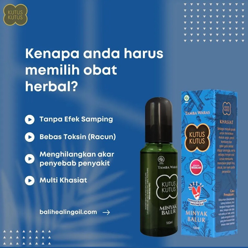 Minyak Kutus Kutus original kemasan baru