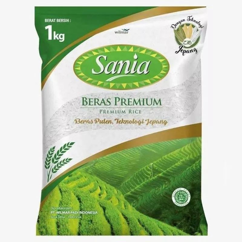 

Beras Sania Kemasan 1kg 1 kg