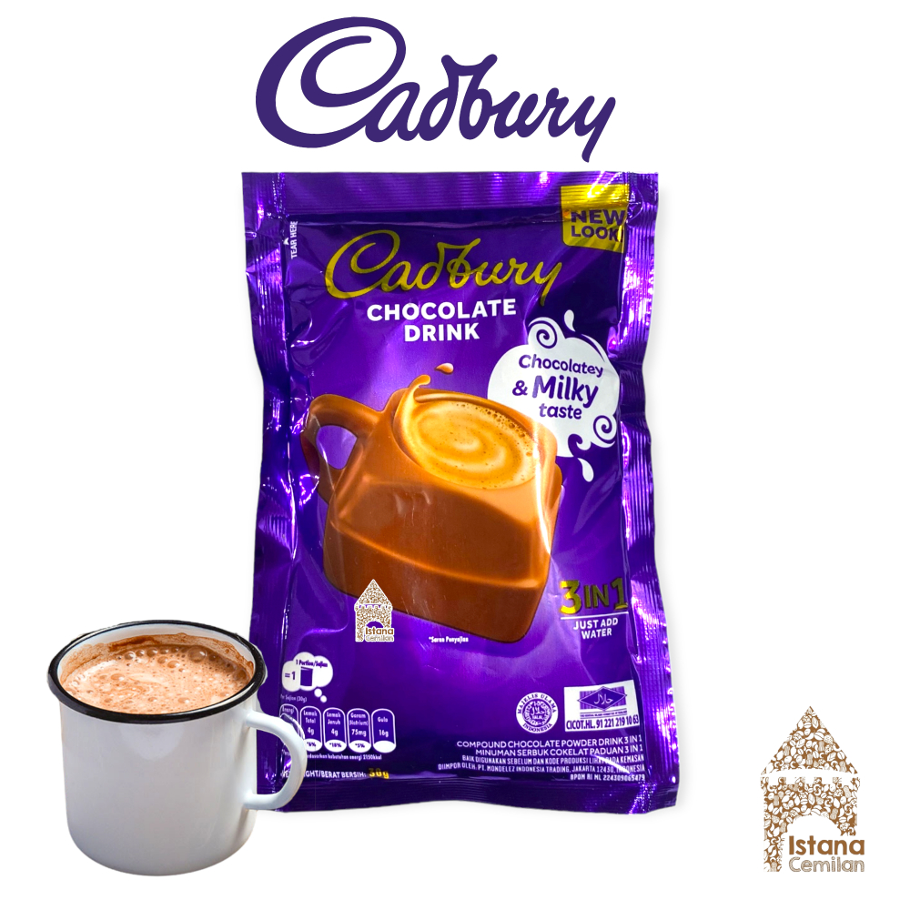 

Cadbury Hot Chocolate Drink 3in1 30 Gram Sachet