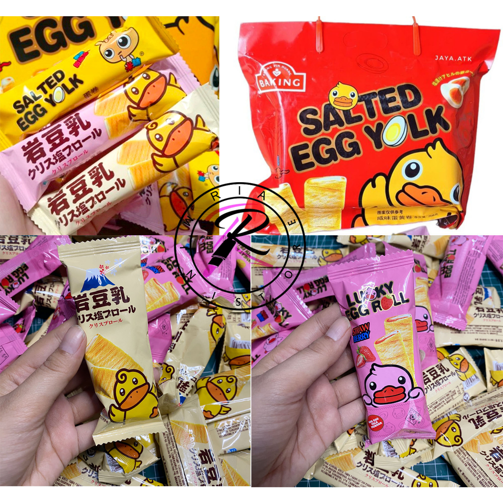 

Jajan Snack Import Ecer Huijia Salted Egg Yolk Snack Taiwan PER PCS