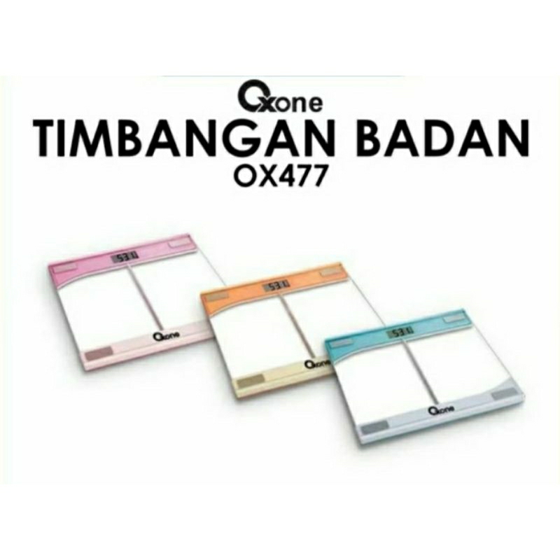 Oxone OX-477 Timbangan Badan Digital Stainless Steel Random Color