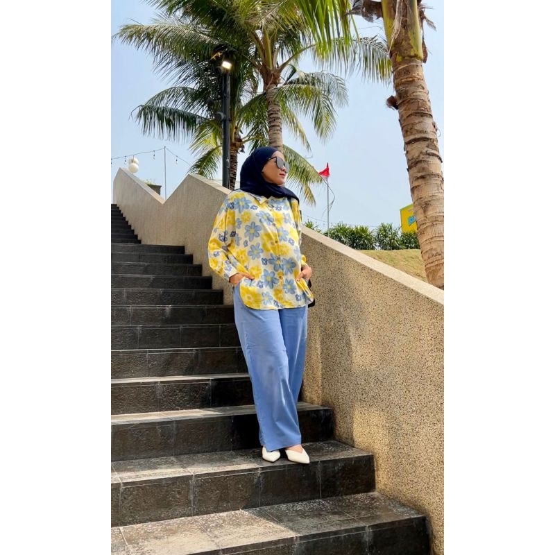 Amara SetCel Gamis SetCel Celana kulot