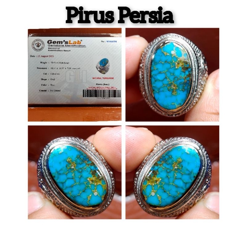 BATU AKIK PIRUS PERSIA NATURAL IRAN