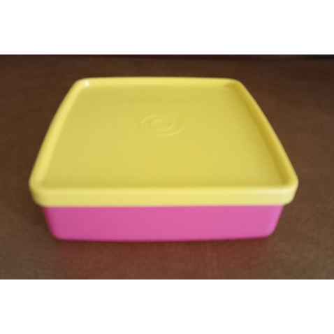 Medium Square Away Tupperware (1) - Wadah Bekal Tanpa Sekat