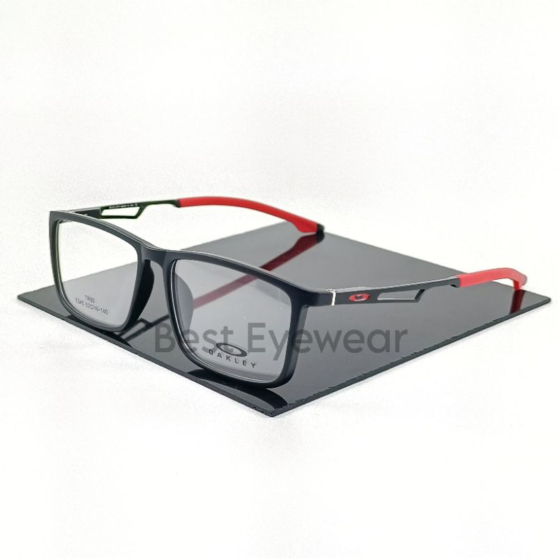 Frame Kacamata minus Pria Sport kotak Oakley