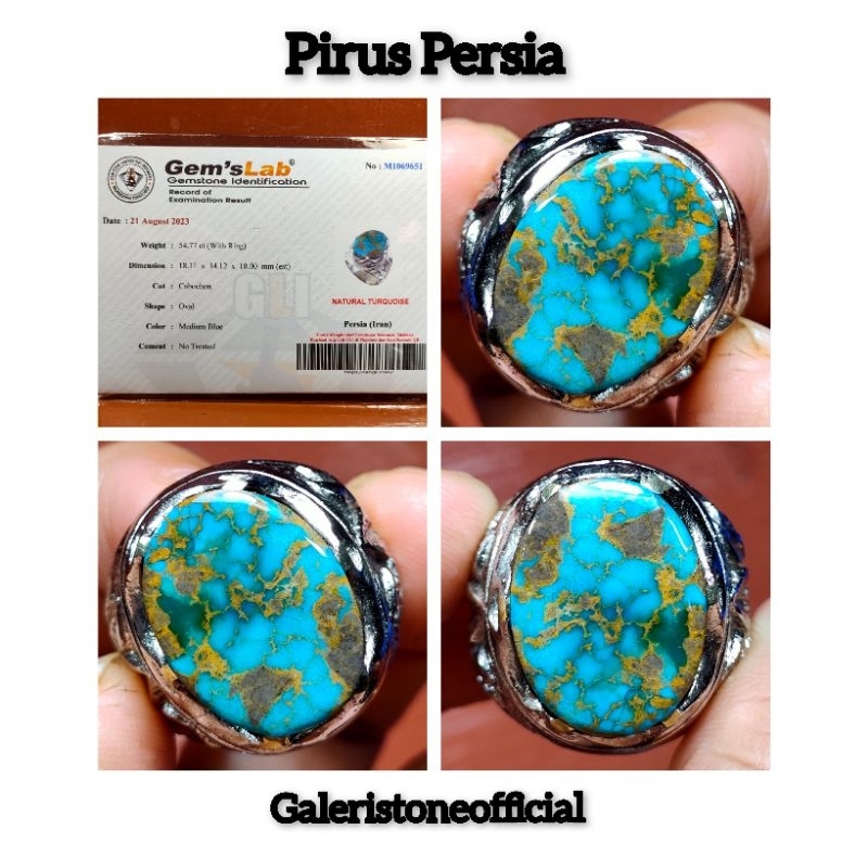 BATU AKIK PIRUS URAT EMAS NATURAL IRAN