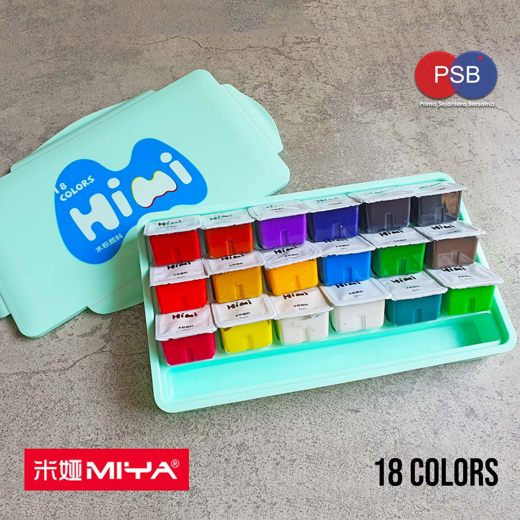 

Miya Himi Gouache 18 Warna 30 ml