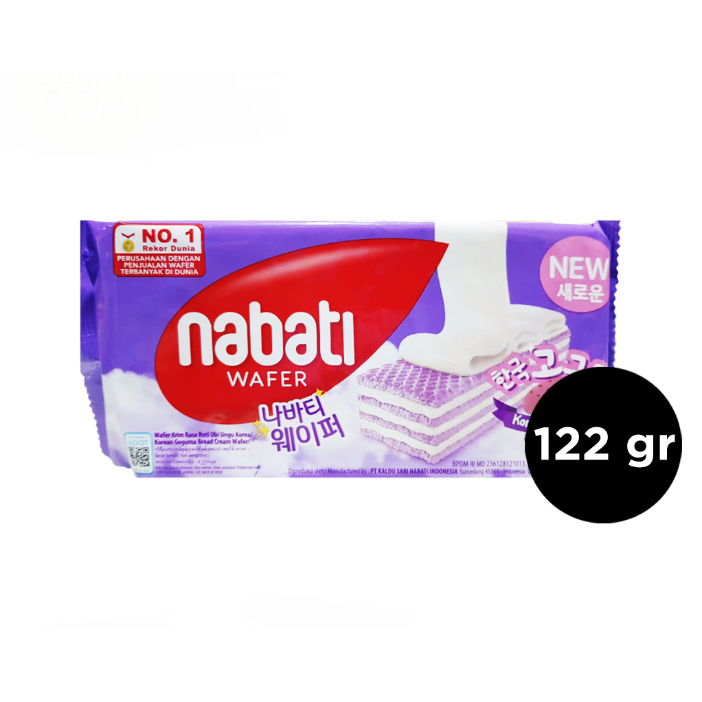 

Nabati Wafer Korean Goguma 122gram