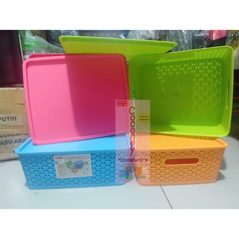 Keranjang Segi Tutup / Keranjang Serbaguna