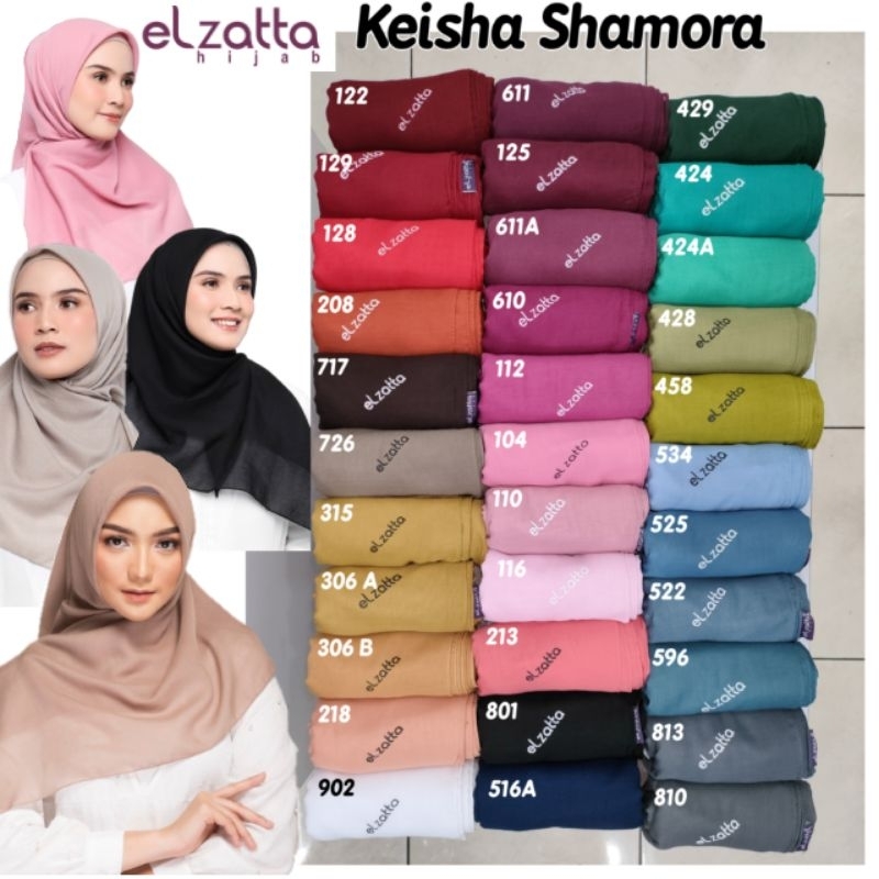 kerudung scarf segi empat murah elzatta Keisha shamora