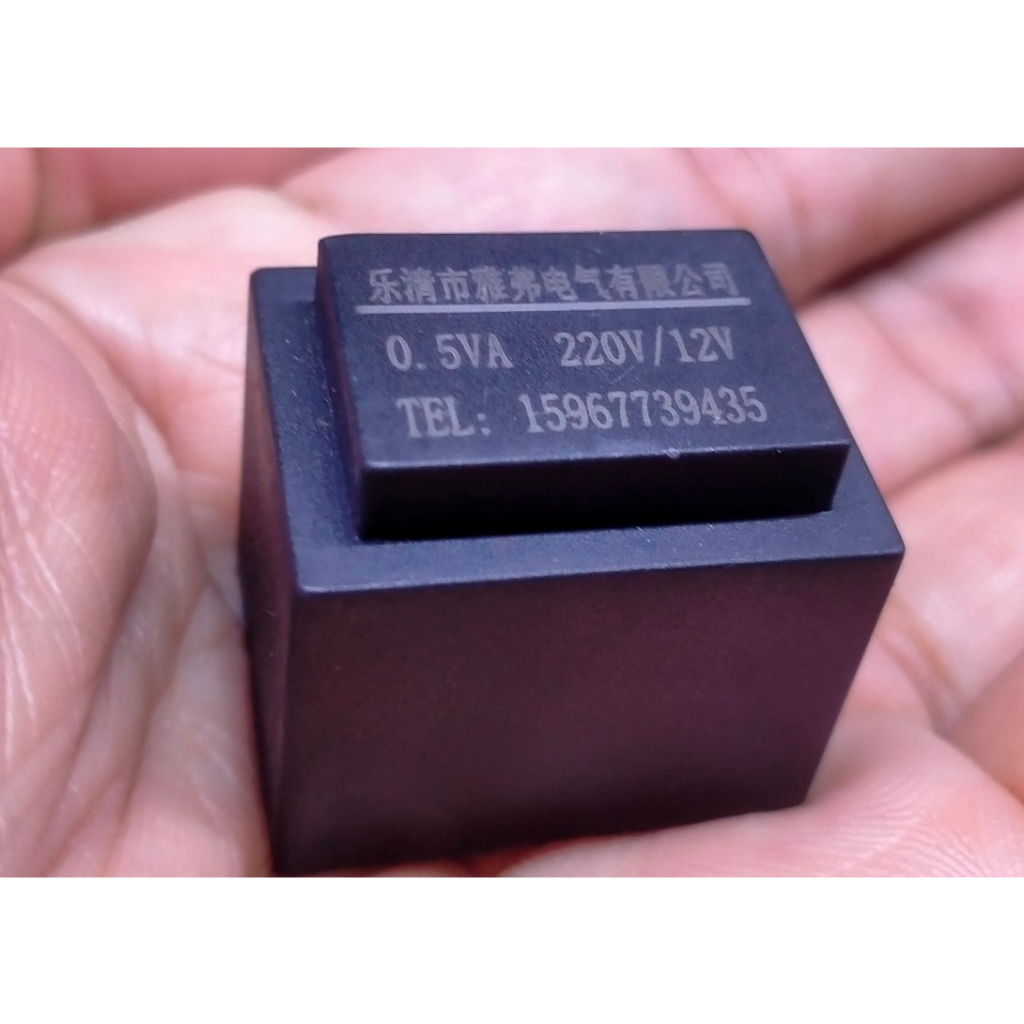 transformator trafo travo 0.5W 0,5watt 220v ke 12v 220volt ke 12volt sealed waterproof feedback inve