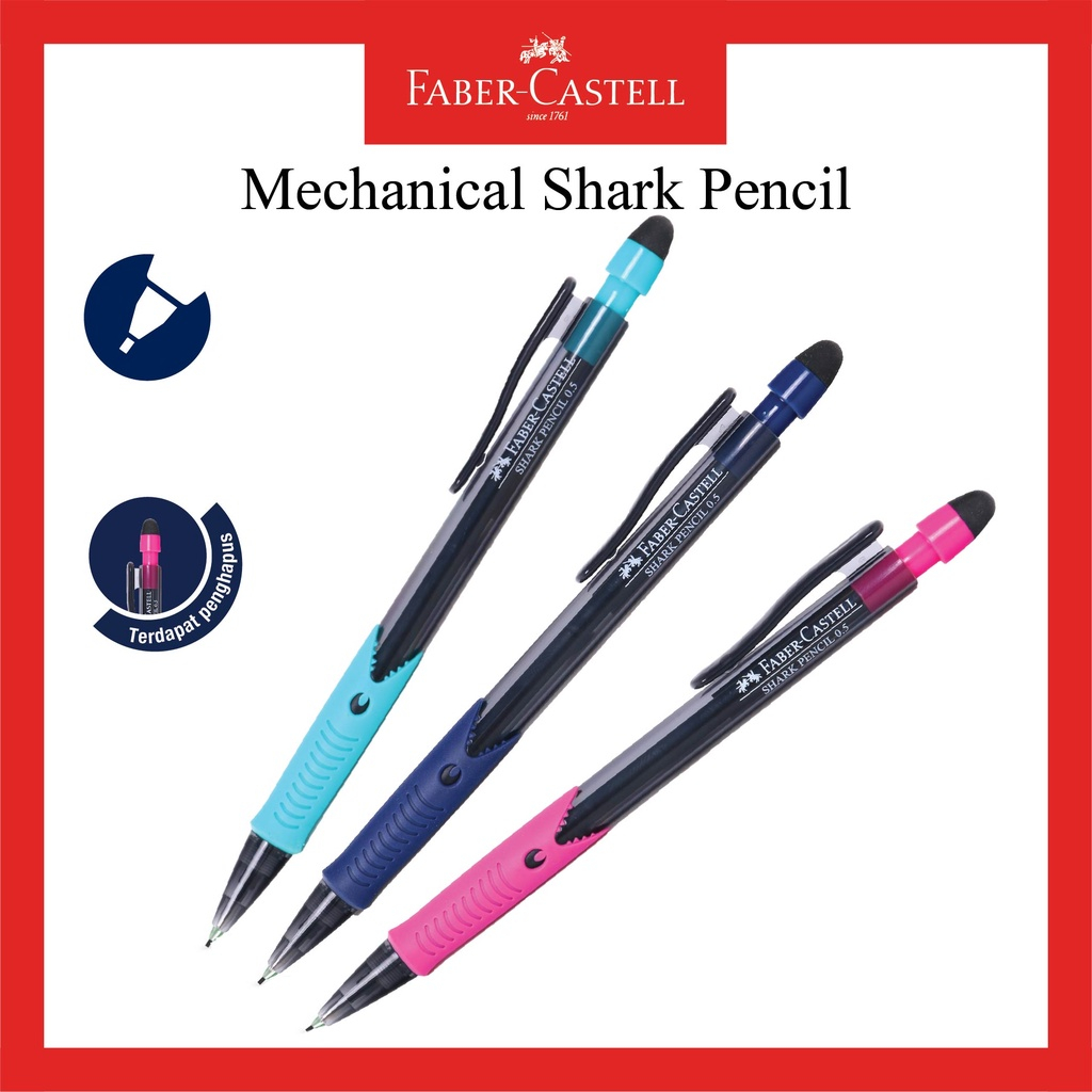 

Pencil Pensil Mekanik Shark Mechanical Pencil 0.5mm 2B