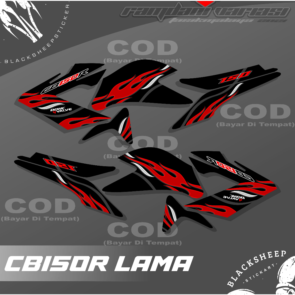 STRIPING CB150R OLD - STRIPING CB150R LAMA - STIKER CB150R