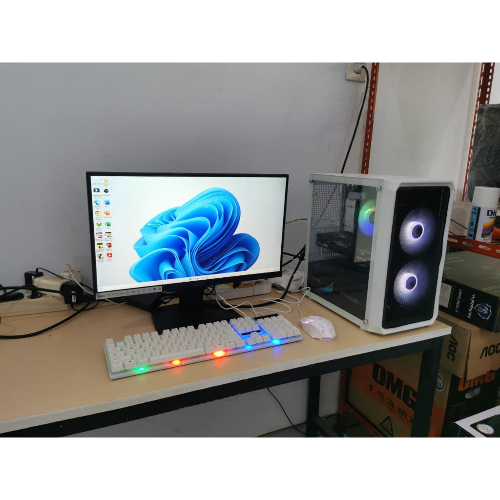 RAKITAN KOMPUTER AMD RYZEN 5 5600 VGA GAMING FULLSET LENGKAP