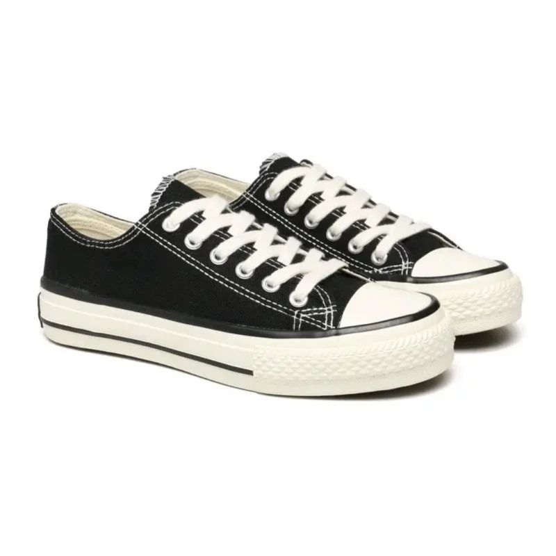 sepatu Converse pendek hitam putih sepatu pria wanita