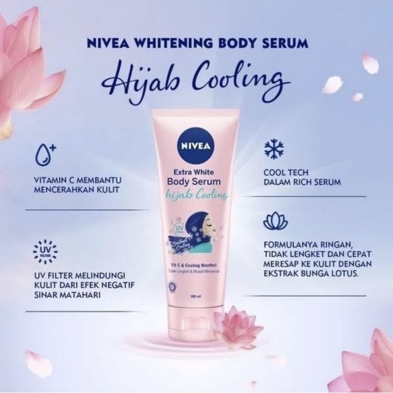 nivea body hijab serum / spf 50 / hand body nivea / handbody whitenibg / promo