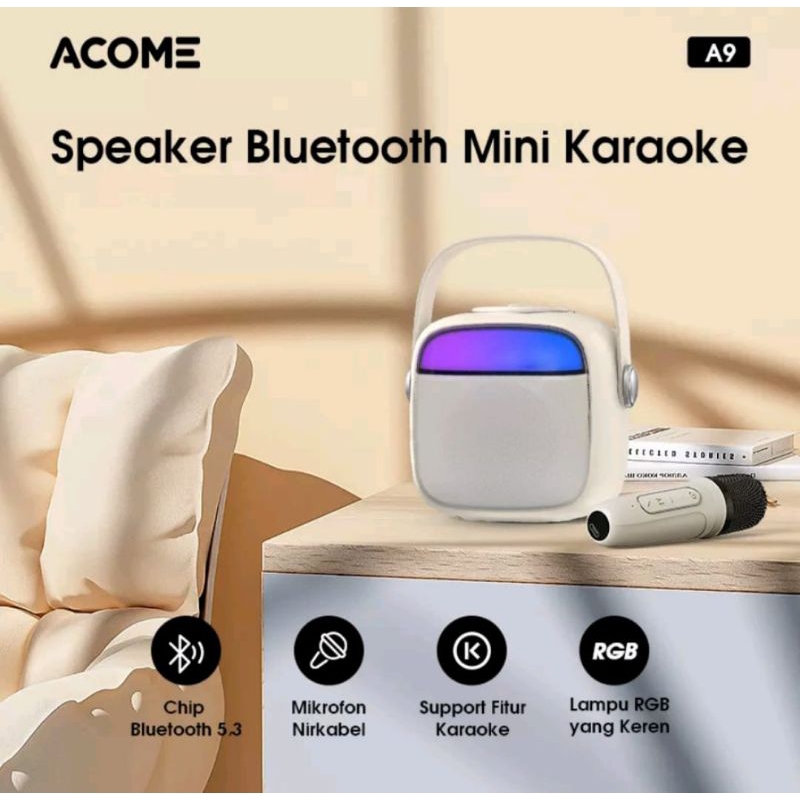 Acome A9 Speaker Karaoke Bluetooth 5.3