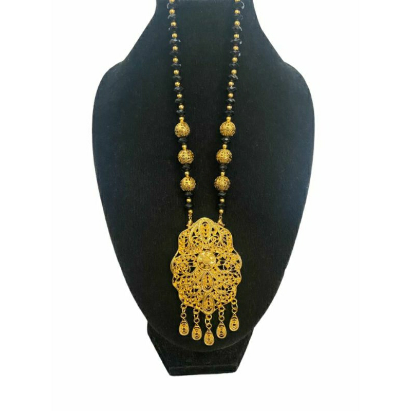 bros kebaya bros kutubaru bros hijab 003 kalung etnik tradisional unik bajubodo baju bodo bali kalun