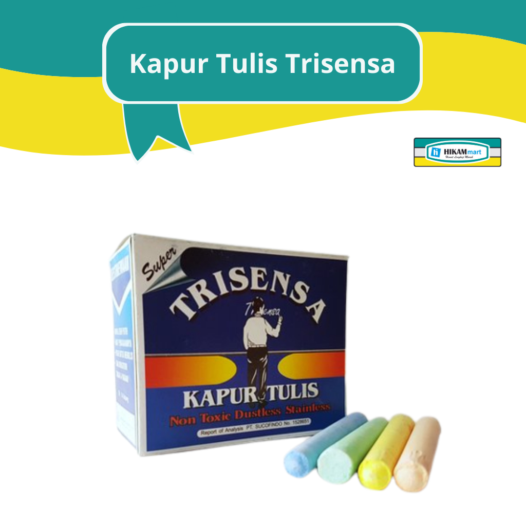 

Kapur Tulis Trisensa Putih | Terlaris, Termurah
