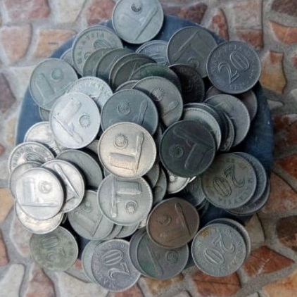 Koin Malaysia 20 Sen Lama - Seri Gedung