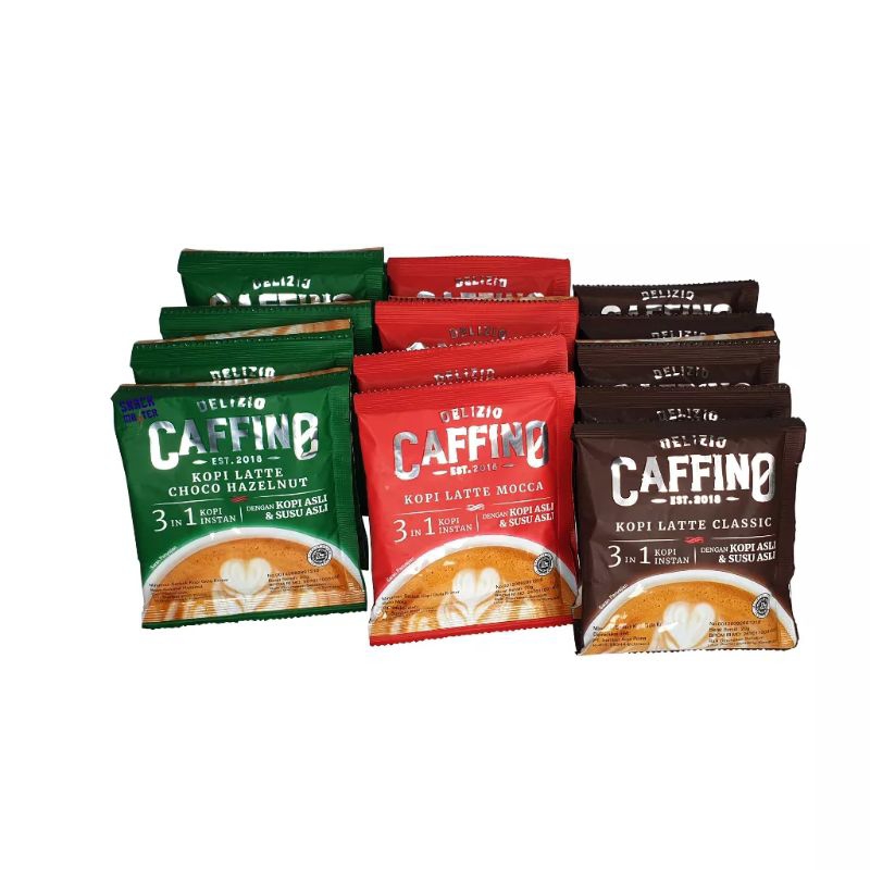 

Delizio caffino kopi latte 3 in 1 netto 5 pcs/ 10 pcs