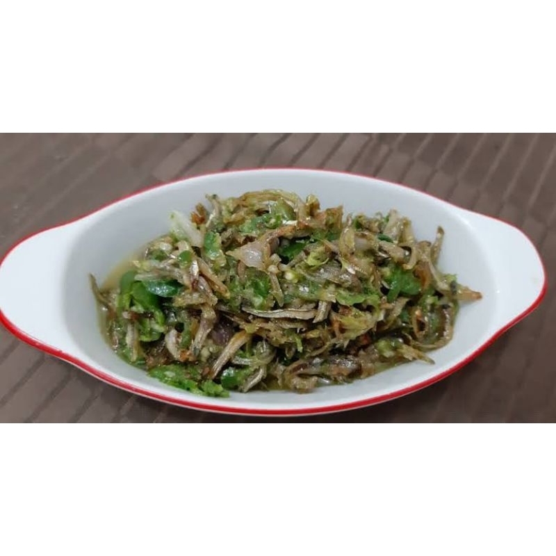 

Sambel Teri Jengki Cabe Ijo