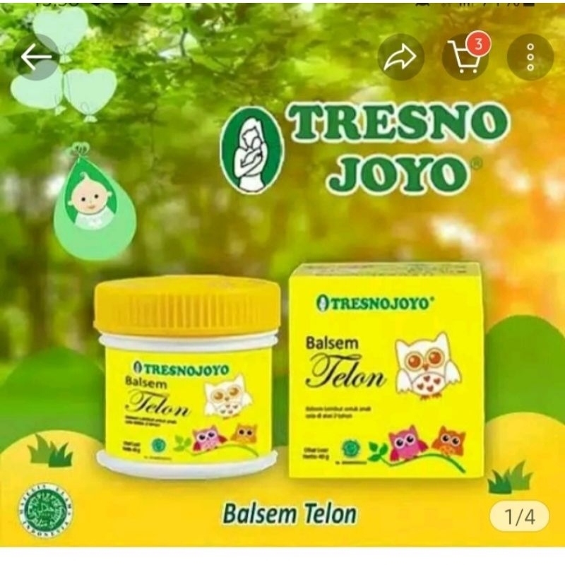 Tresnojoyo Balsem telon  anak