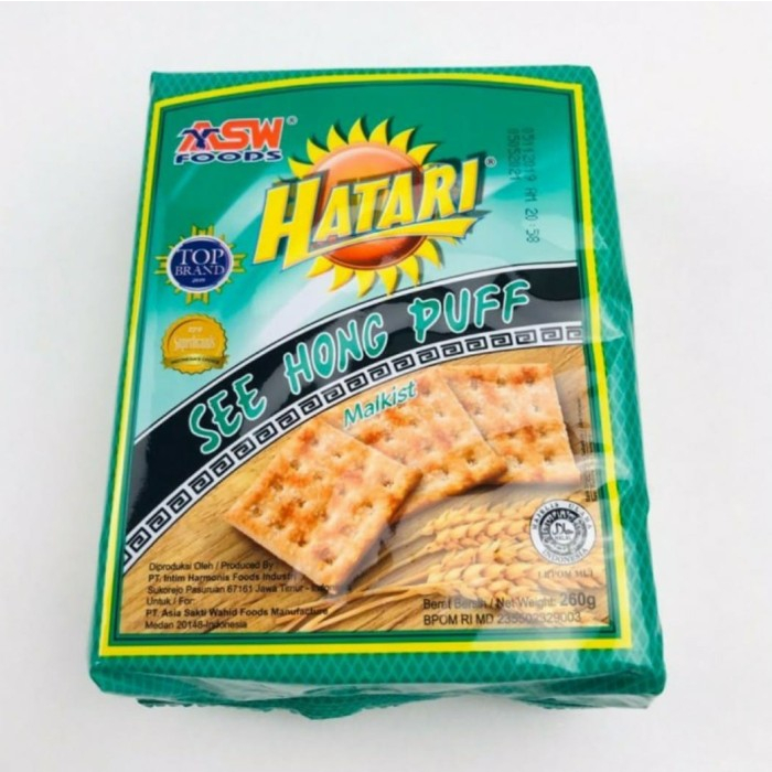 

Biskuit Hatari 245gr - See Hong Puff Malkist