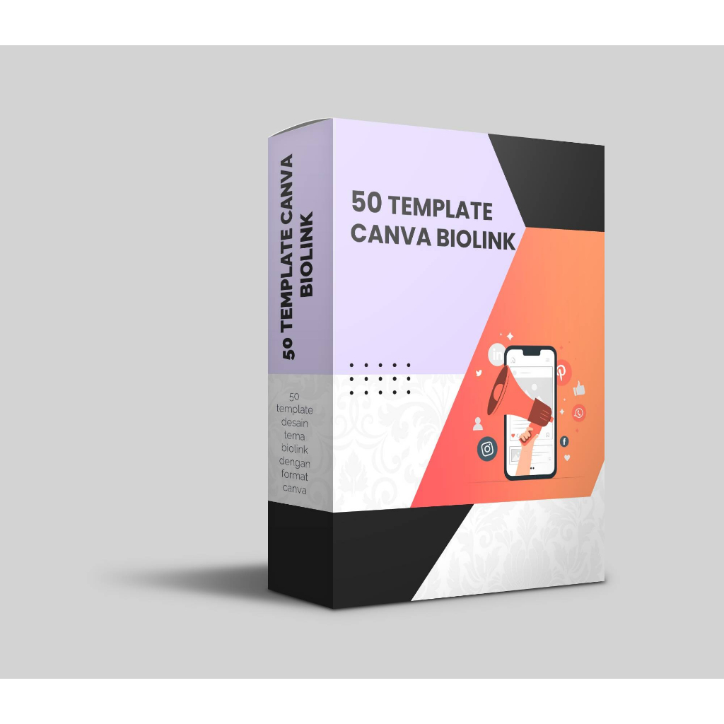 50 Template Canva Biolink