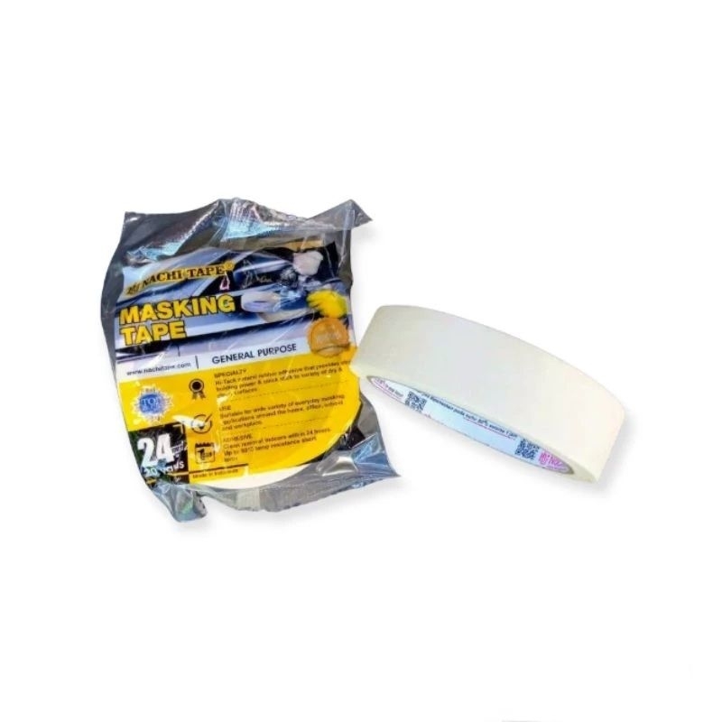 

Masking Tape/ Isolasi Kertas 1inch/ 24mm Nachi