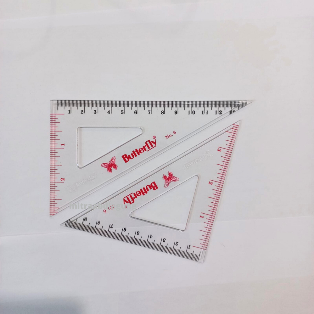 

MISTAR SEGITIGA BUTTERFLY NO.6 / PCS