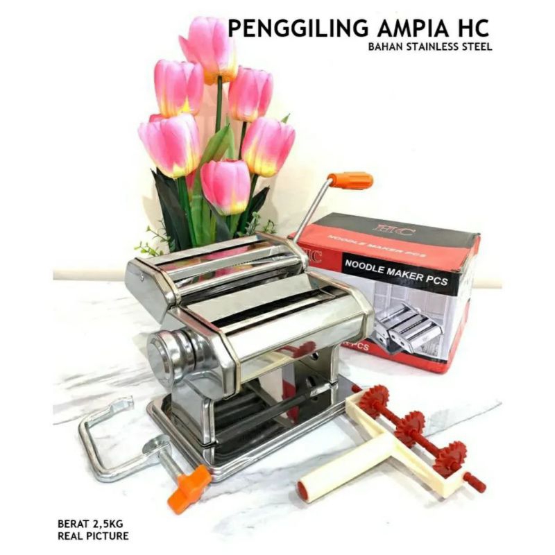 Ampia gilingan/ penggiling kue bawang/pasta maker/kulit pangsit/pisang molen