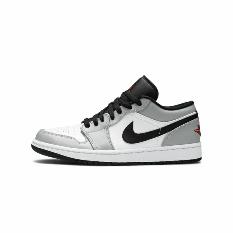 NIKE AIR JORDAN 1 LOW LIGHT SMOKE GREY MENS ORIGINAL RESMI