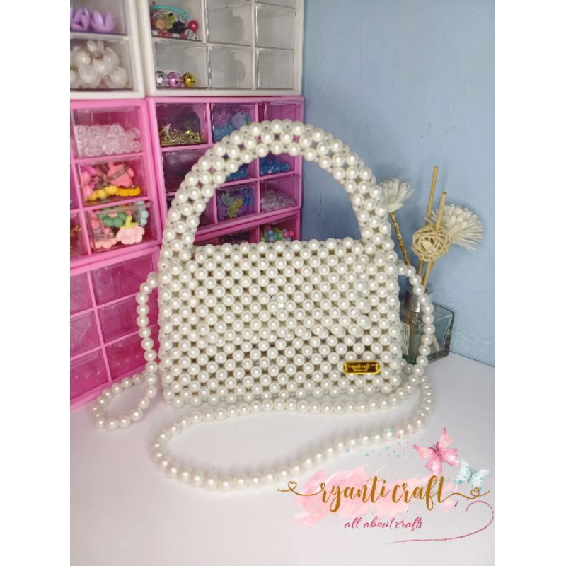 Tas manik mutiara / bag pearl (MUAT HP)