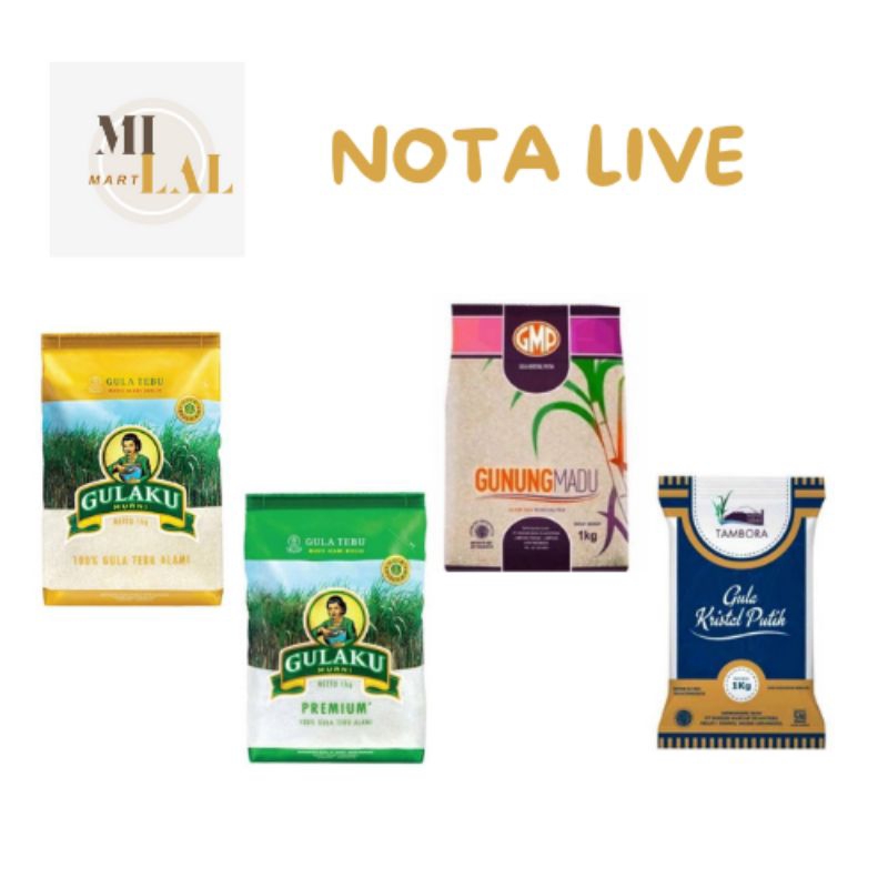 

LIVE. GULA KEMASAN 1KG