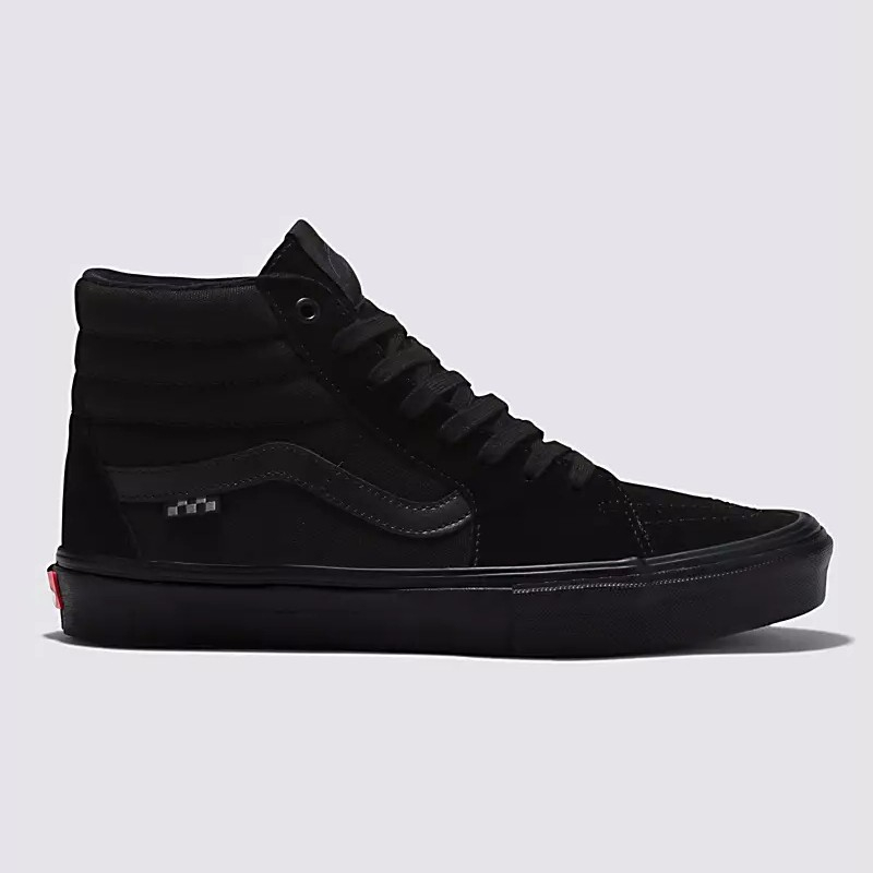 VANS Sk8 Hi Pro Skate Black Full Black Sk8-Hi ORIGINAL RESMI